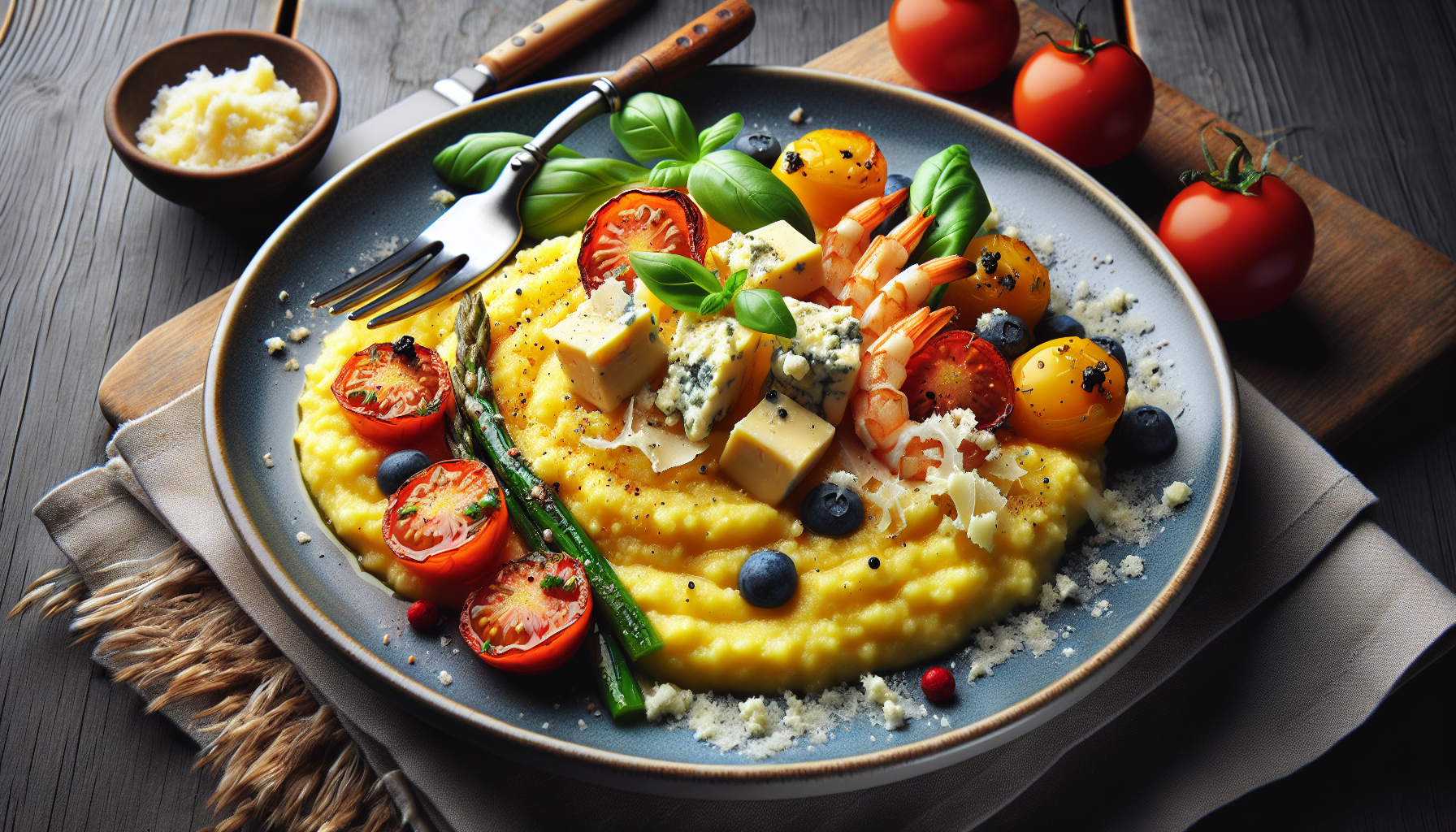 Gorgonzola e polenta